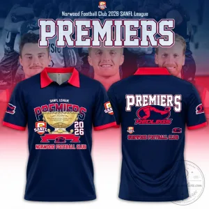 2026 SANFL Champions Redlegs Polo Shirt by Norwood Football Club