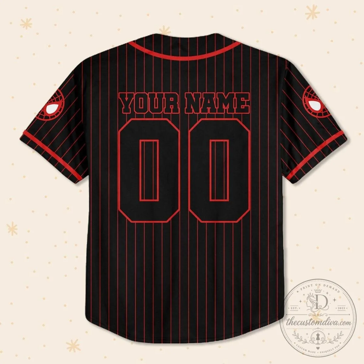 Miles Morales Spidey and His Amazing Friends Baseball Jersey 9 Miles Morales Spidey and His Amazing Friends Baseball Jersey