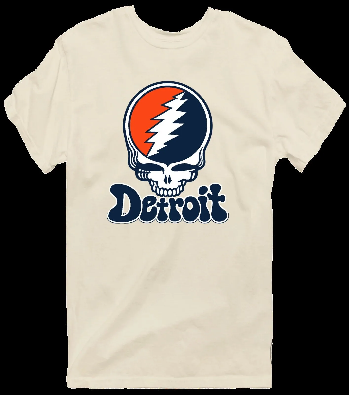 Detroit Grateful Dead Steal Your Face Skull Music Fan T-Shirt 2 Detroit Grateful Dead Steal Your Face Skull Music Fan T-Shirt