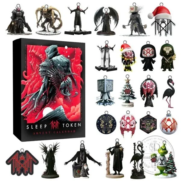 Sleep Token Band Music Christmas Countdown Advent Calendar Box