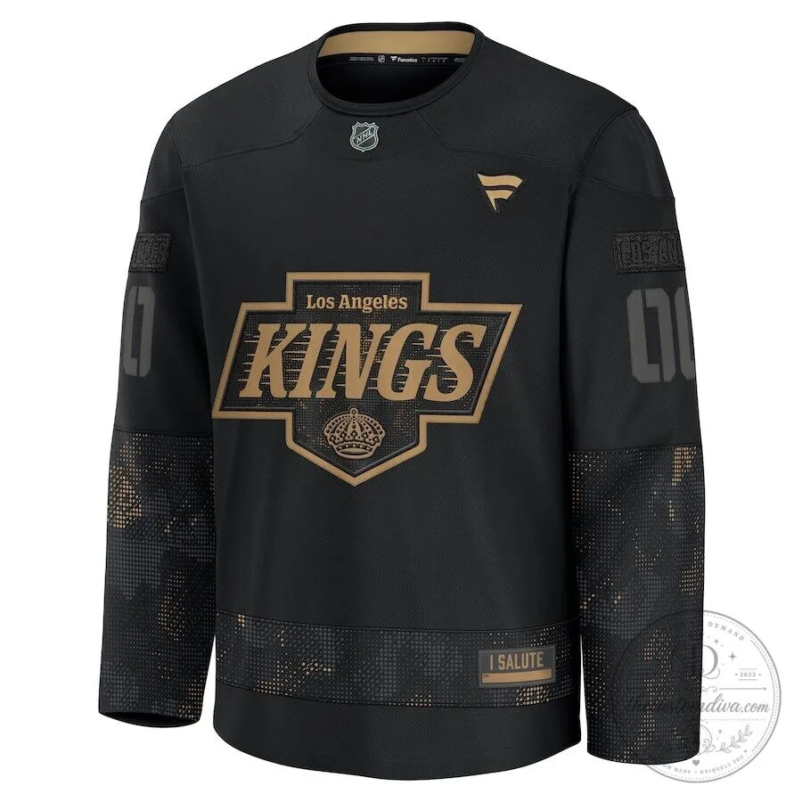 Los Angeles Kings Military Appreciation Black Hockey Jersey