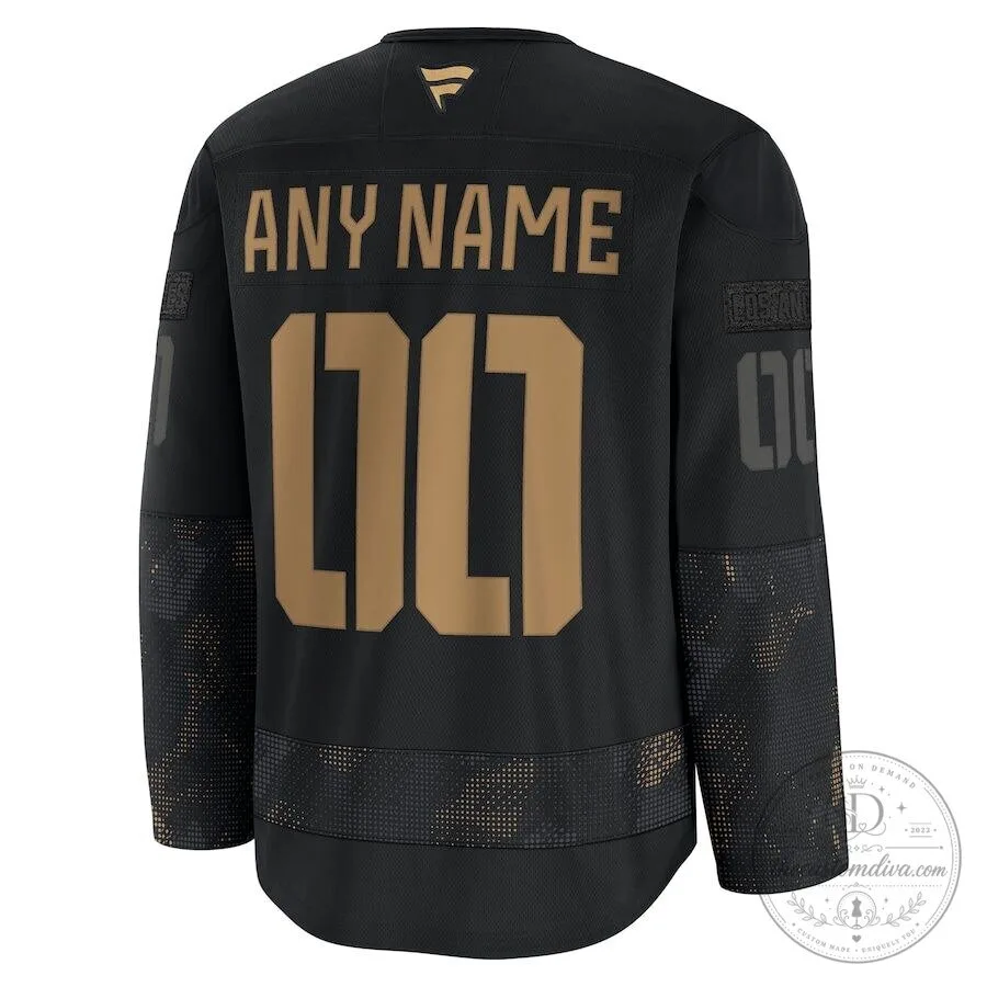 Los Angeles Kings Military Appreciation Black Hockey Jersey 7 Los Angeles Kings Military Appreciation Black Hockey Jersey