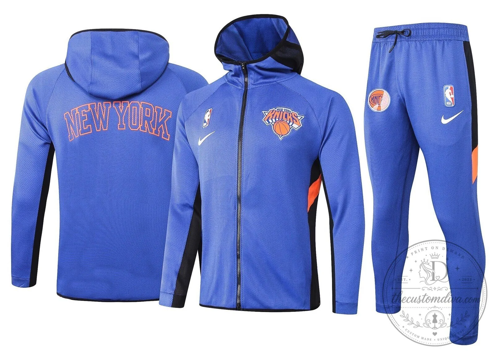 New York Knicks NBA Therma Flex Training Hoodie