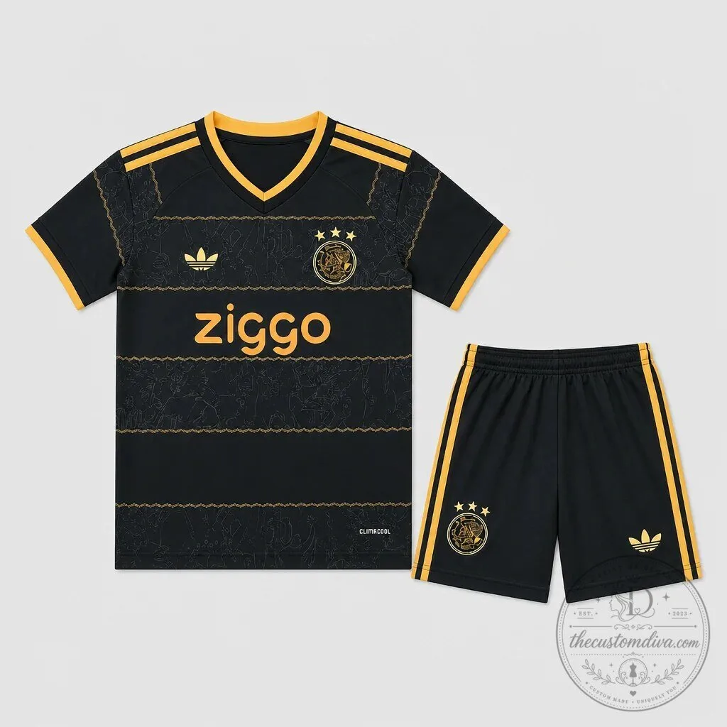 Ajax Amsterdam Away Football Jersey Kit