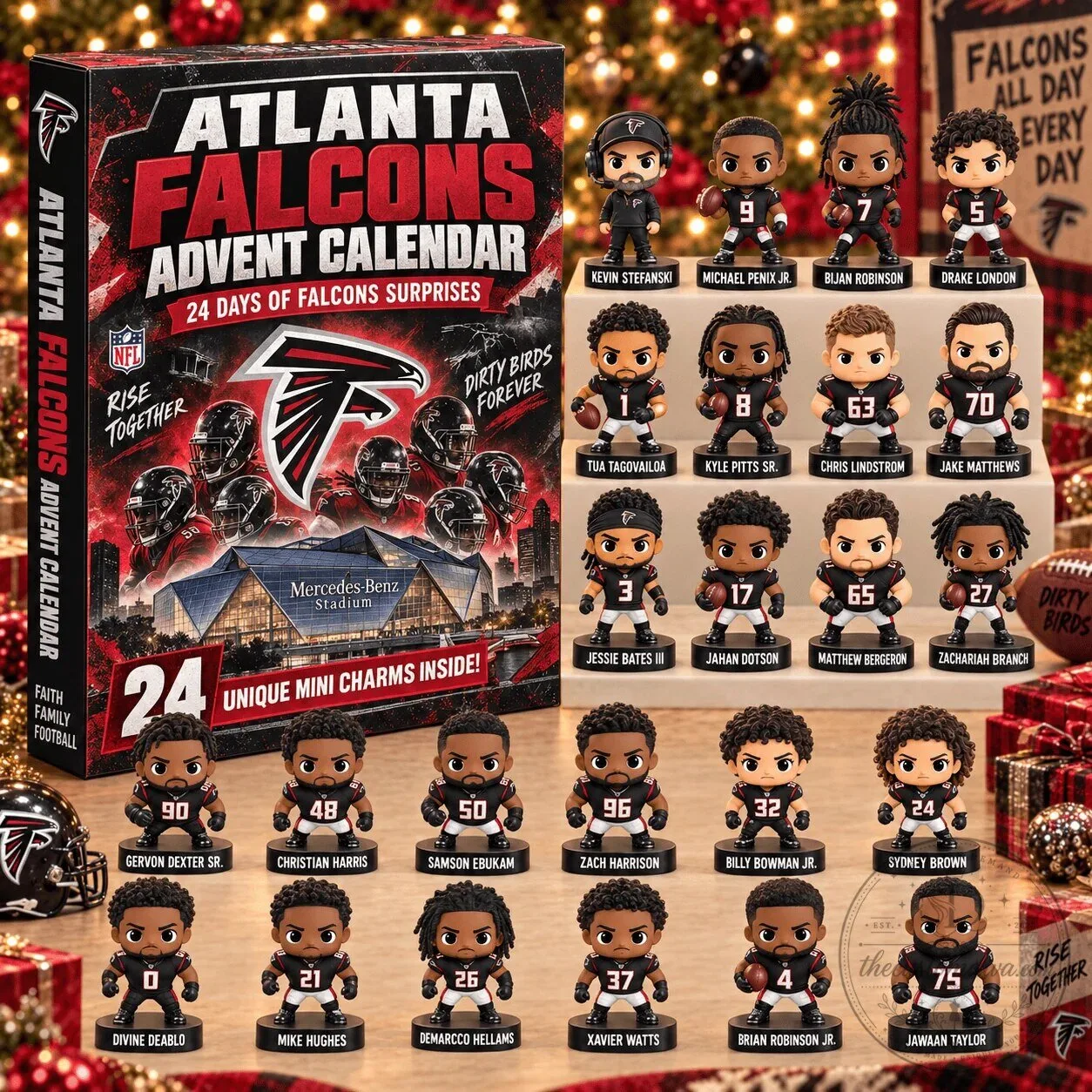 Atlanta Falcons 24 Days of Surprises Advent Calendar