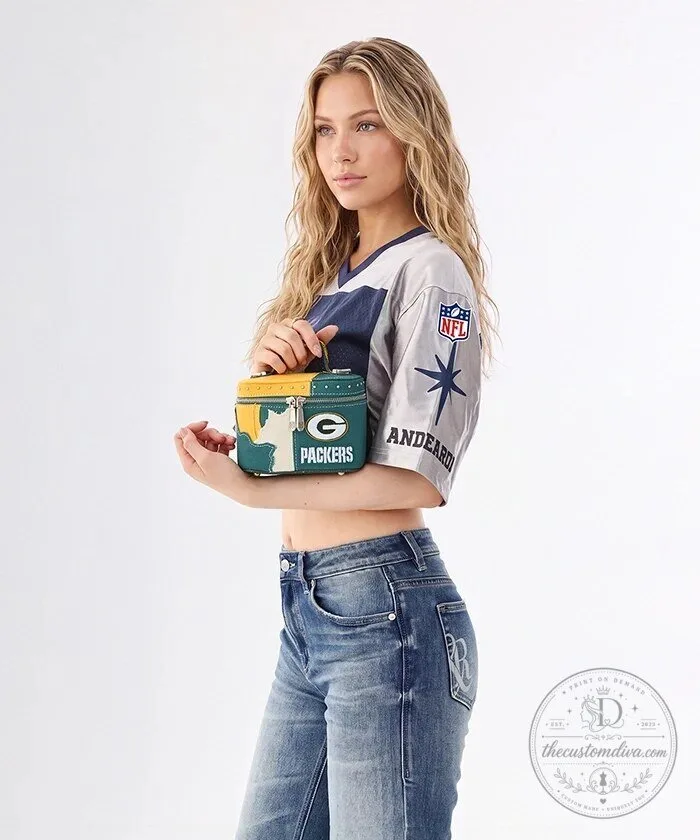 Green Bay Packers NFL Football Team Canvas Crossbody Bag with Adjustable Strap 12 Green Bay Packers NFL Football Team Canvas Crossbody Bag with Adjustable Strap