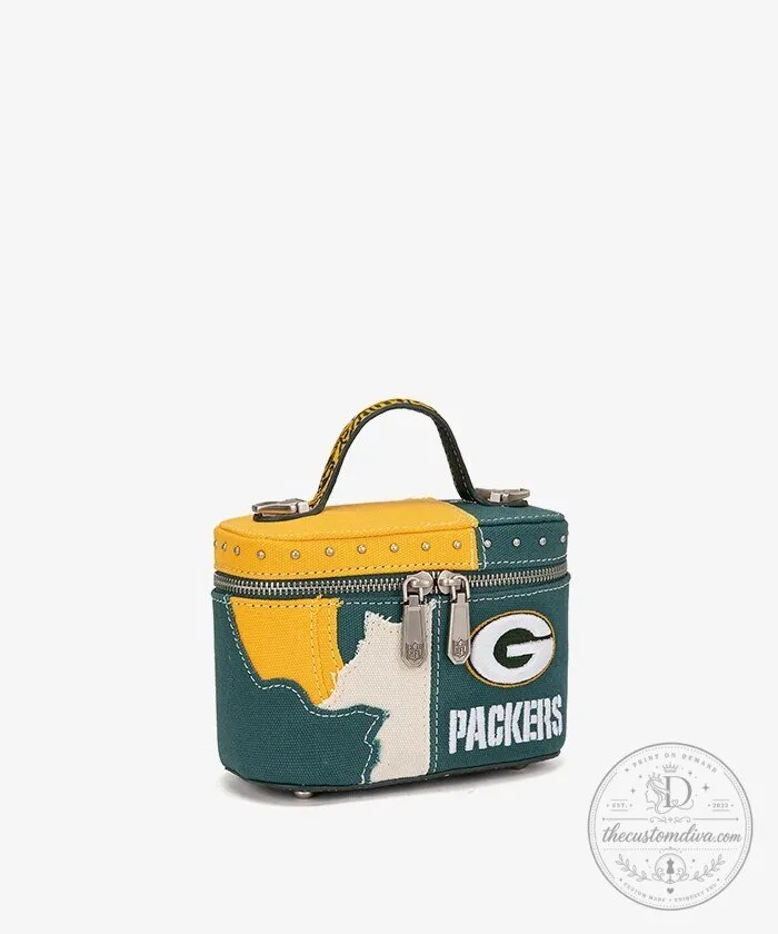 Green Bay Packers NFL Football Team Canvas Crossbody Bag with Adjustable Strap 14 Green Bay Packers NFL Football Team Canvas Crossbody Bag with Adjustable Strap