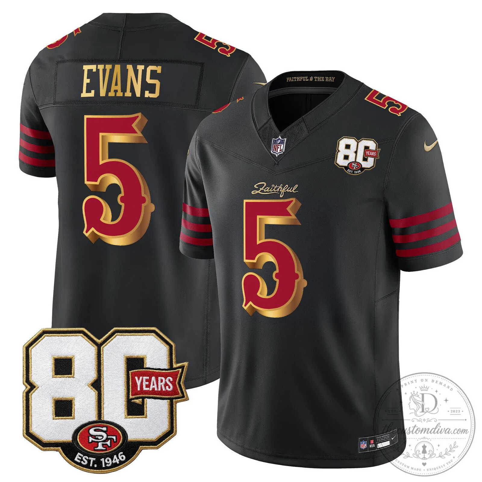 San Francisco 49ers George Kittle Vapor Limited Football Jersey