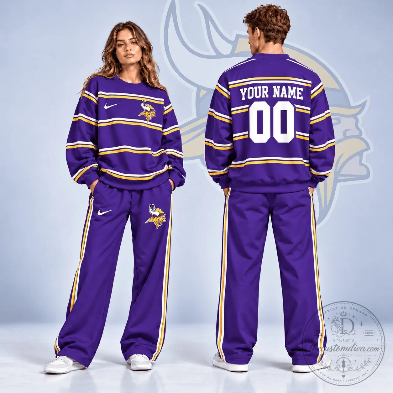 Minnesota Vikings NFL Football Team Personalized Sweatshirt