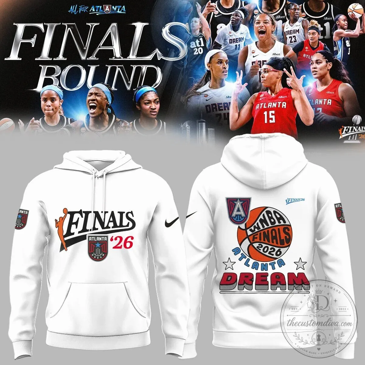 Atlanta Dream WNBA Finals 2026 Commemorative Hoodie