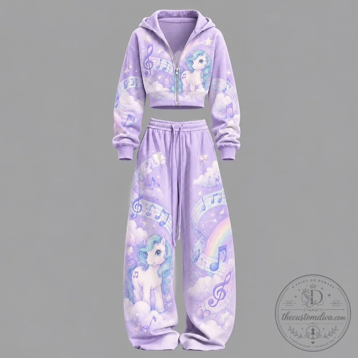 My Little Pony Rainbow Dash Cropped Hoodie