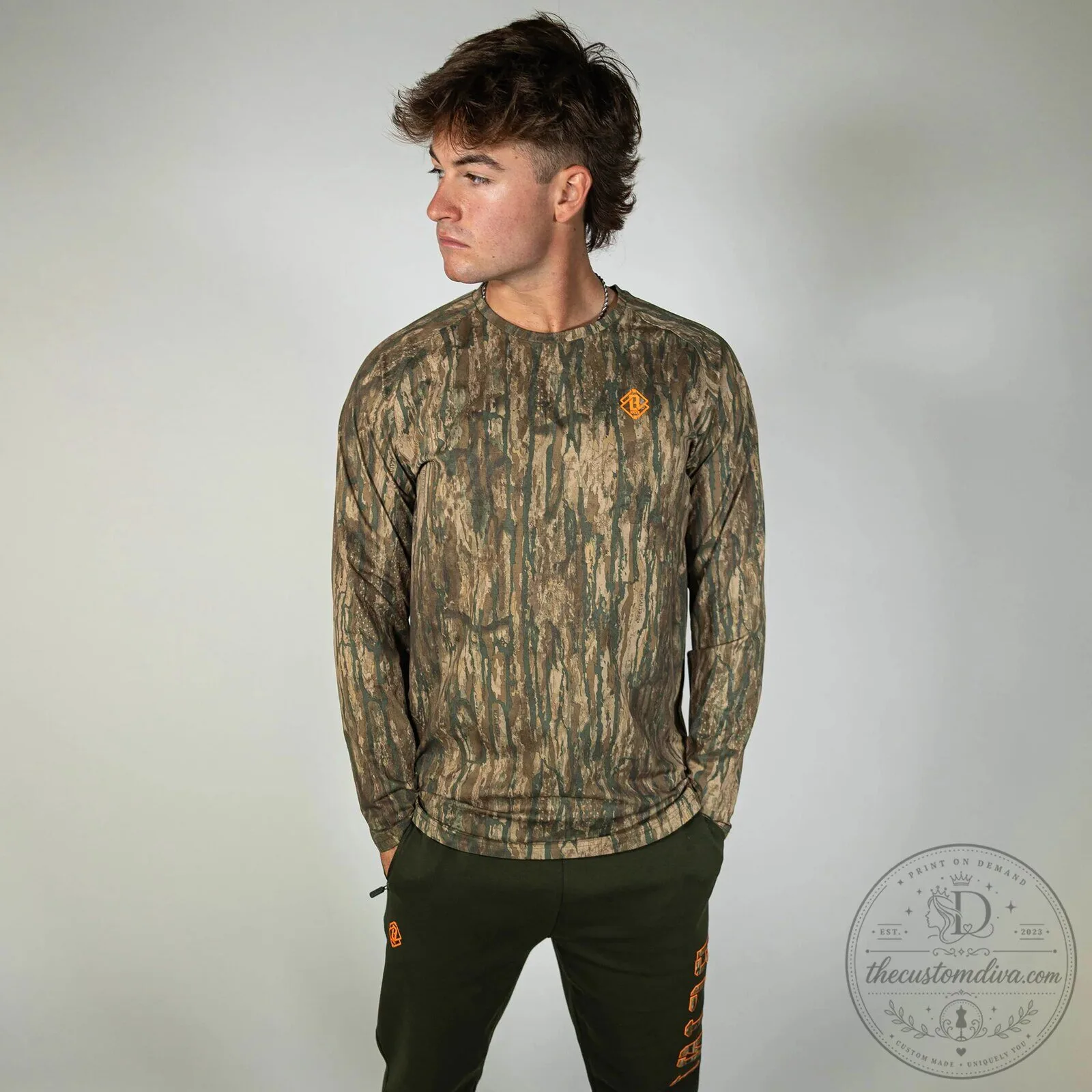 Realtree Legacy Diamond Tech Camouflage Long Sleeve Shirt for Men 10 Realtree Legacy Diamond Tech Camouflage Long Sleeve Shirt for Men