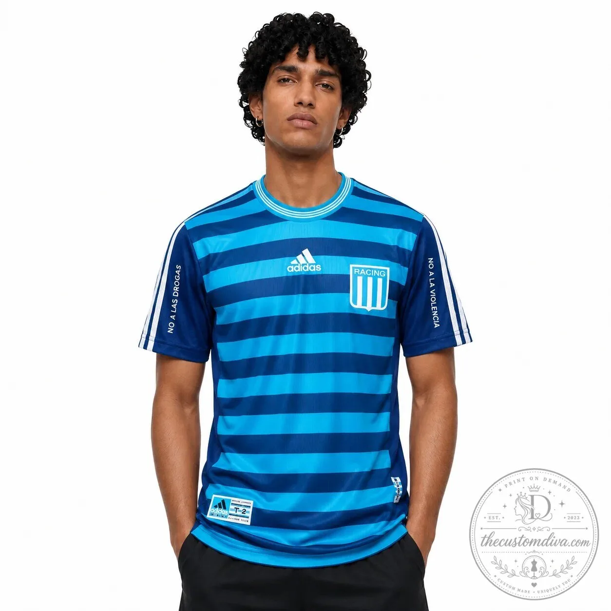 Racing Club 1999 Retro Away Soccer Football Jersey for Men
