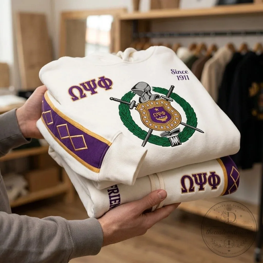 Omega Psi Phi Fraternity White Gold Purple Hoodie and Sweatpants Set 11 Omega Psi Phi Fraternity White Gold Purple Hoodie and Sweatpants Set