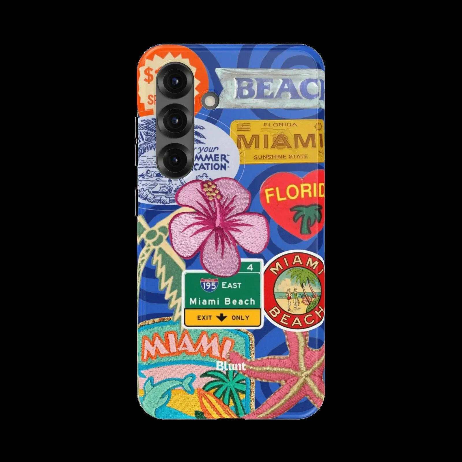 Miami Beach Florida Summer Vacation Collage Samsung Galaxy Phone Case