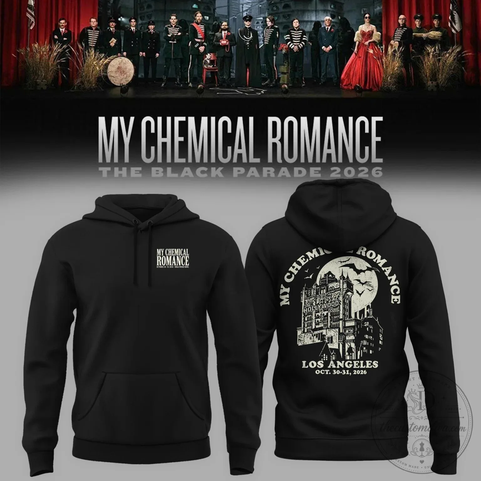 Hoodie for The Black Parade by My Chemical Romance at Hollywood Bowl, LA 2026